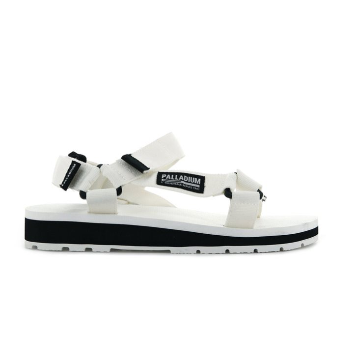 Sandales Palladium Outdoorsy Urbanity Femme Blanche | FR JDF630K